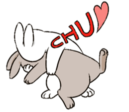 Rabbit with Mask sticker #4937102