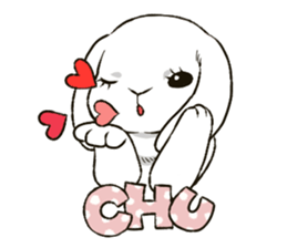 Rabbit with Mask sticker #4937104