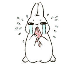 Rabbit with Mask sticker #4937114