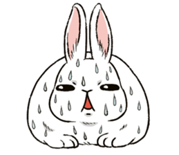 Rabbit with Mask sticker #4937116