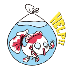 goof goldfish sticker #4937227