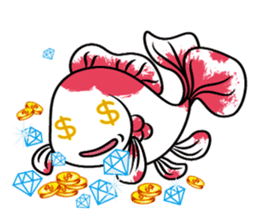 goof goldfish sticker #4937229