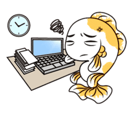 goof goldfish sticker #4937231