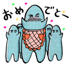 Horror Comic "Amane" - Ghost sticker #4937934