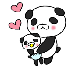 Parenting panda sticker #4937995
