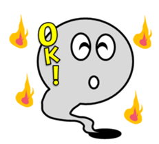 Pretty ghosts HARU and NATTYAN. sticker #4938447