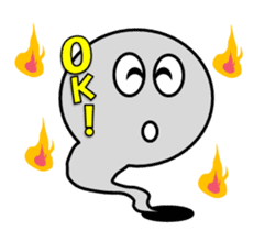 Pretty ghosts HARU and NATTYAN. sticker #4938447