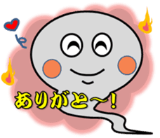 Pretty ghosts HARU and NATTYAN. sticker #4938450