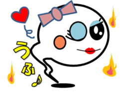 Pretty ghosts HARU and NATTYAN. sticker #4938454