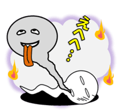 Pretty ghosts HARU and NATTYAN. sticker #4938457