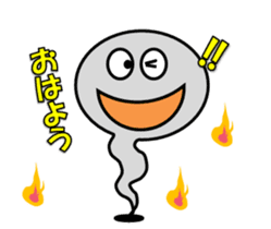 Pretty ghosts HARU and NATTYAN. sticker #4938458