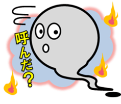 Pretty ghosts HARU and NATTYAN. sticker #4938476