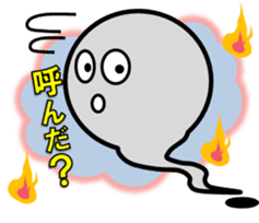 Pretty ghosts HARU and NATTYAN. sticker #4938476