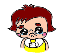 Futoshimayu Fu-chan sticker #4938535