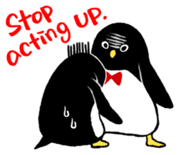 The bossy penguin in the South Pole! sticker #4939022