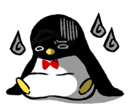 The bossy penguin in the South Pole! sticker #4939029