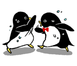 The bossy penguin in the South Pole! sticker #4939044
