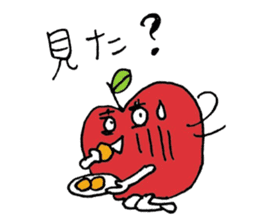 apple-shaped_pear-shaped sticker #4939695