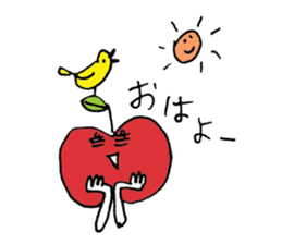 apple-shaped_pear-shaped sticker #4939698