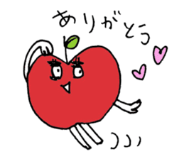 apple-shaped_pear-shaped sticker #4939704