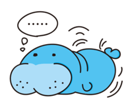 Cute earless seal sticker #4939928