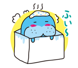 Cute earless seal sticker #4939937