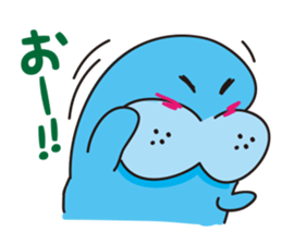 Cute earless seal sticker #4939954