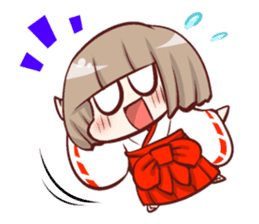 Japanese Psychic Priestess sticker #4940094