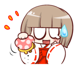 Japanese Psychic Priestess sticker #4940116