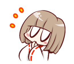 Japanese Psychic Priestess sticker #4940125