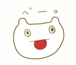 strange cat? sticker #4940509