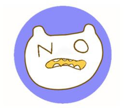 strange cat? sticker #4940524