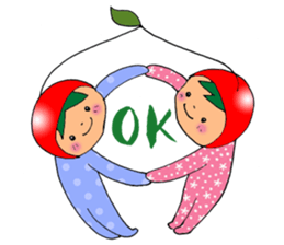 Good friend cherry sticker #4940622