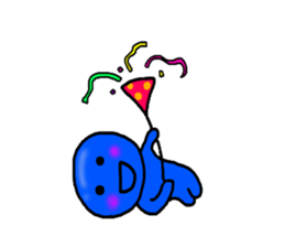 blueblue man"2" sticker #4941446