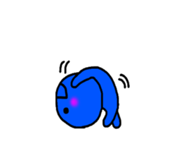 blueblue man"2" sticker #4941447