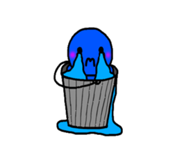 blueblue man"2" sticker #4941450