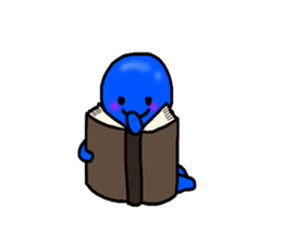 blueblue man"2" sticker #4941451