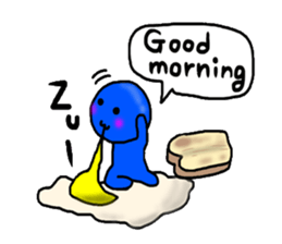 blueblue man"2" sticker #4941456