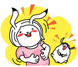 Arctic hare Polare sticker #4941611