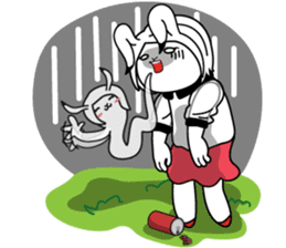 Arctic hare Polare sticker #4941613