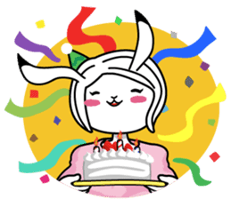 Arctic hare Polare sticker #4941621