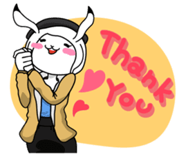 Arctic hare Polare sticker #4941622