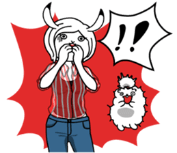 Arctic hare Polare sticker #4941630