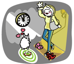 Arctic hare Polare sticker #4941635