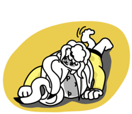 Arctic hare Polare sticker #4941638