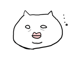 SMILE WHITE RABBIT sticker #4941843