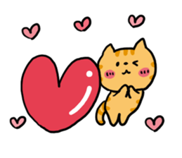 Red Tabby Cat Everyday sticker #4942591
