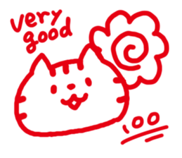 Red Tabby Cat Everyday sticker #4942602