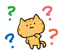 Red Tabby Cat Everyday sticker #4942603