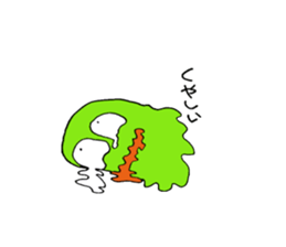 Working Dehedehe sticker #4942762